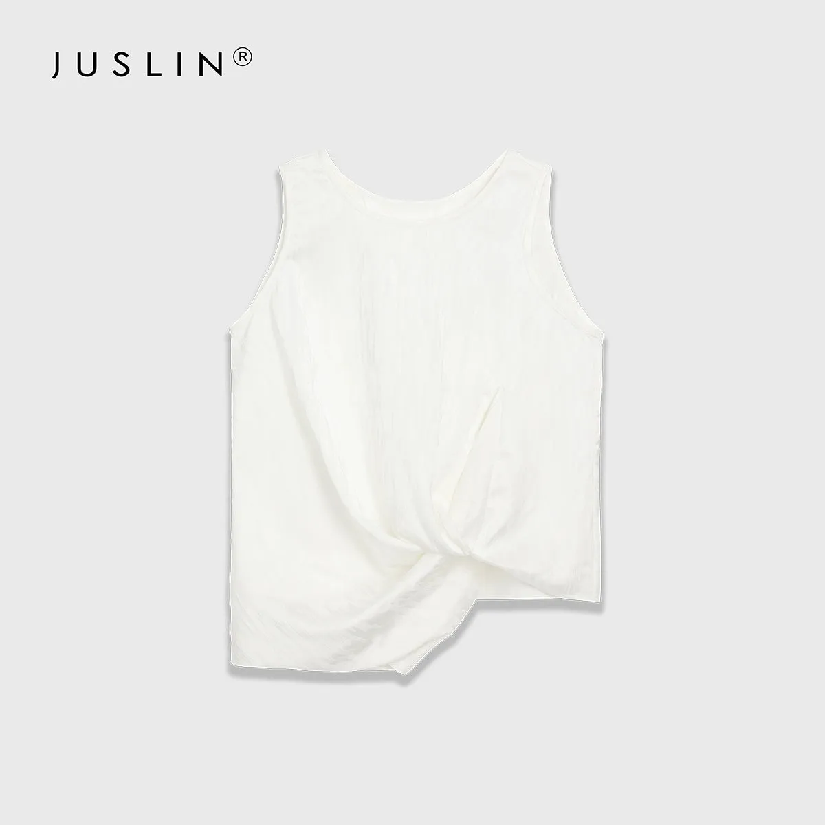 Textured Sleeveless Slim Top