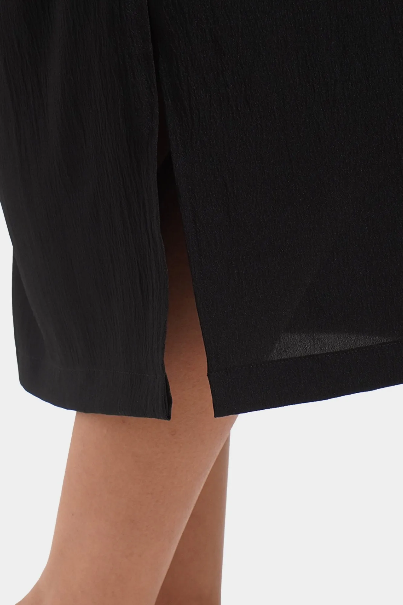 Textured Slim Skirt