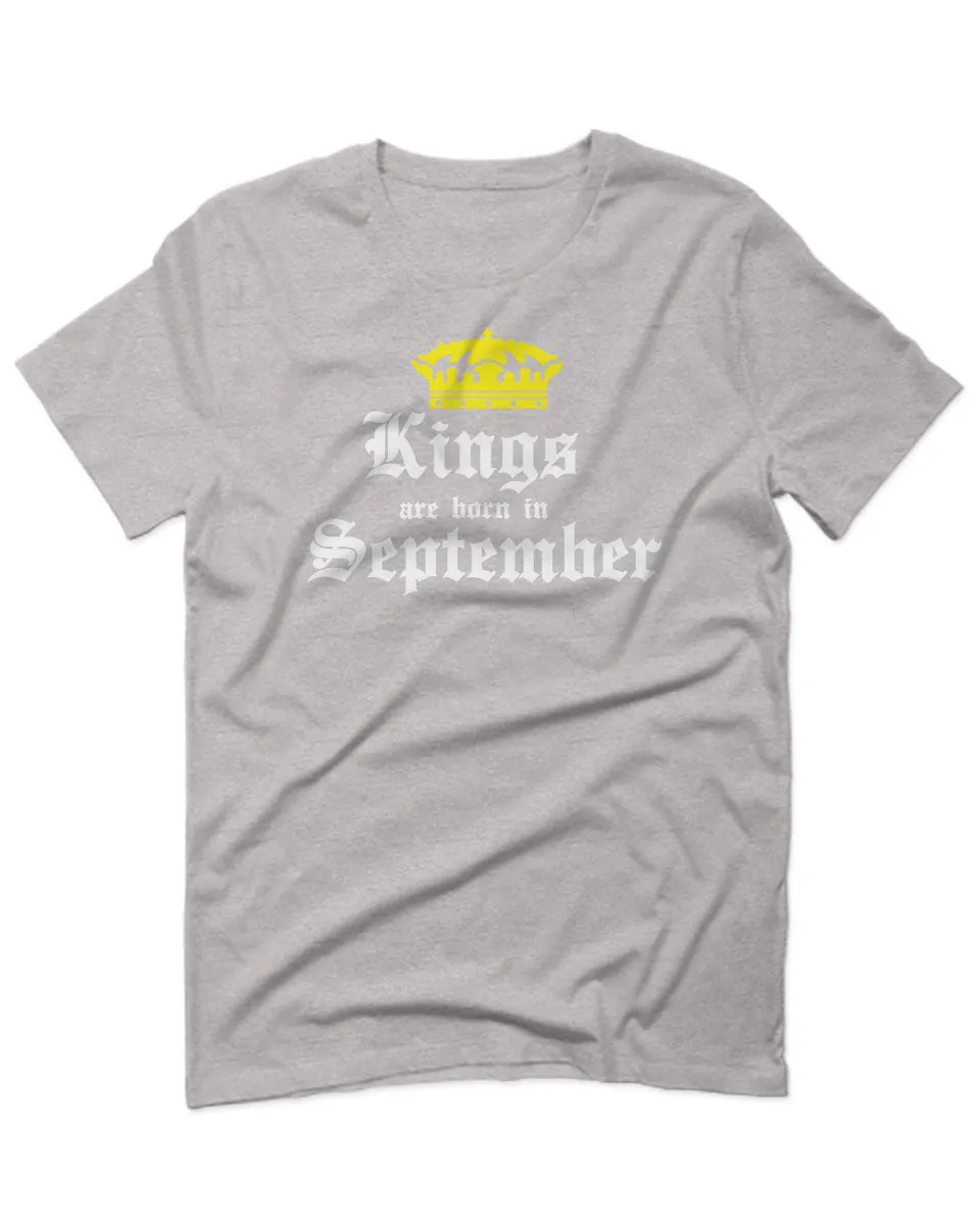 The Best Birthday Gift Kings are Born in September For men T Shirt