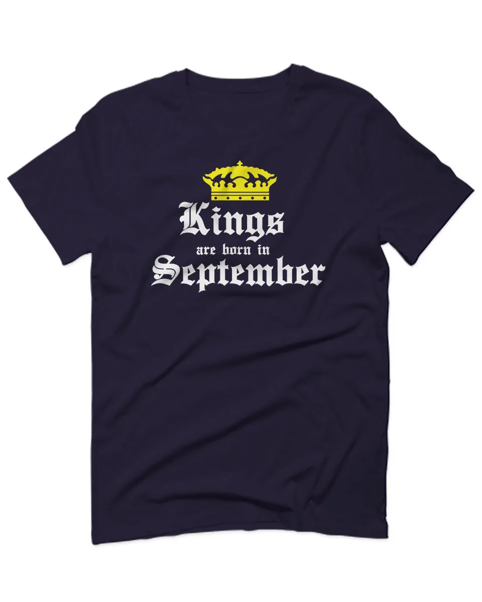 The Best Birthday Gift Kings are Born in September For men T Shirt