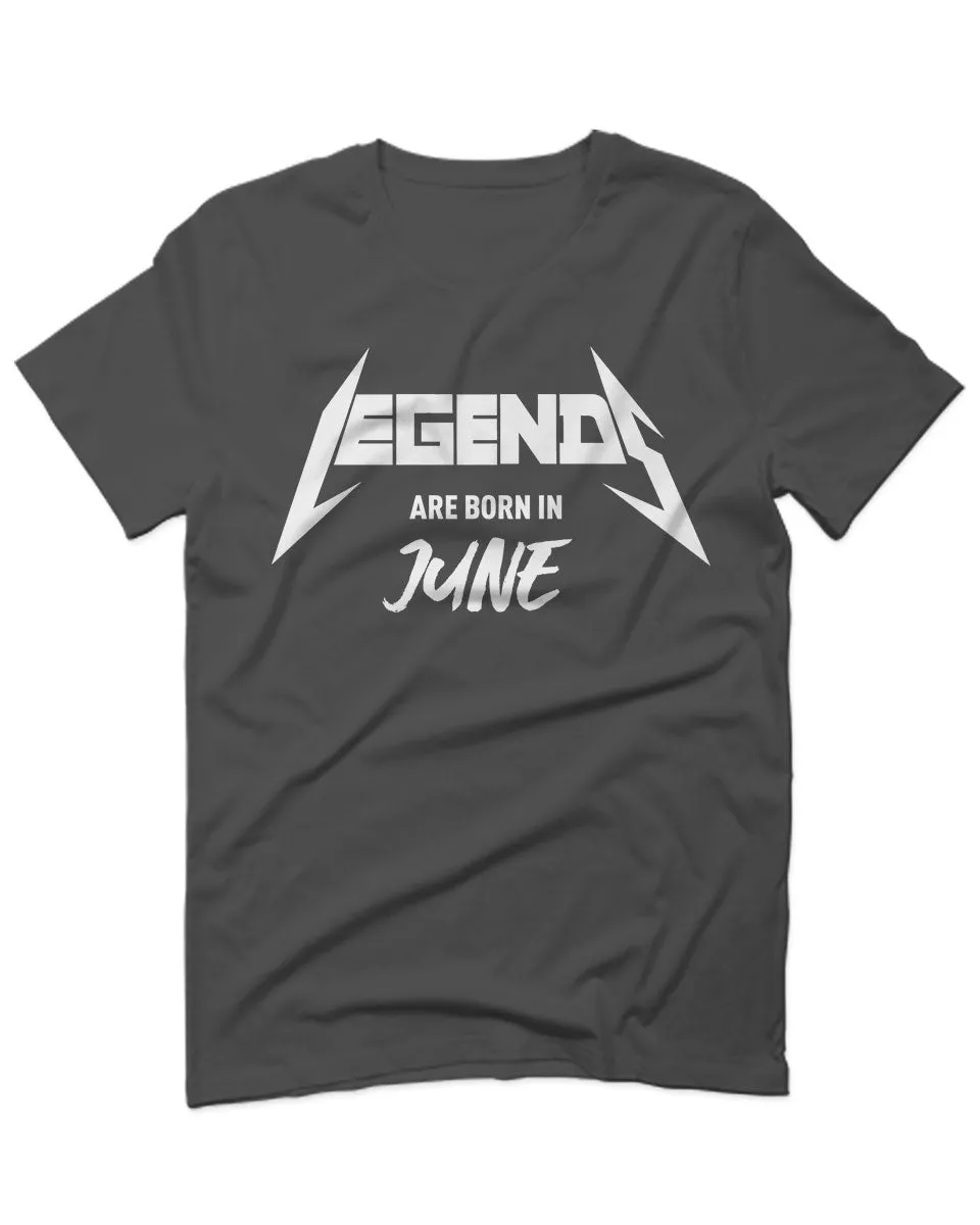 The Best Birthday Gift Legends are Born in June For men T Shirt