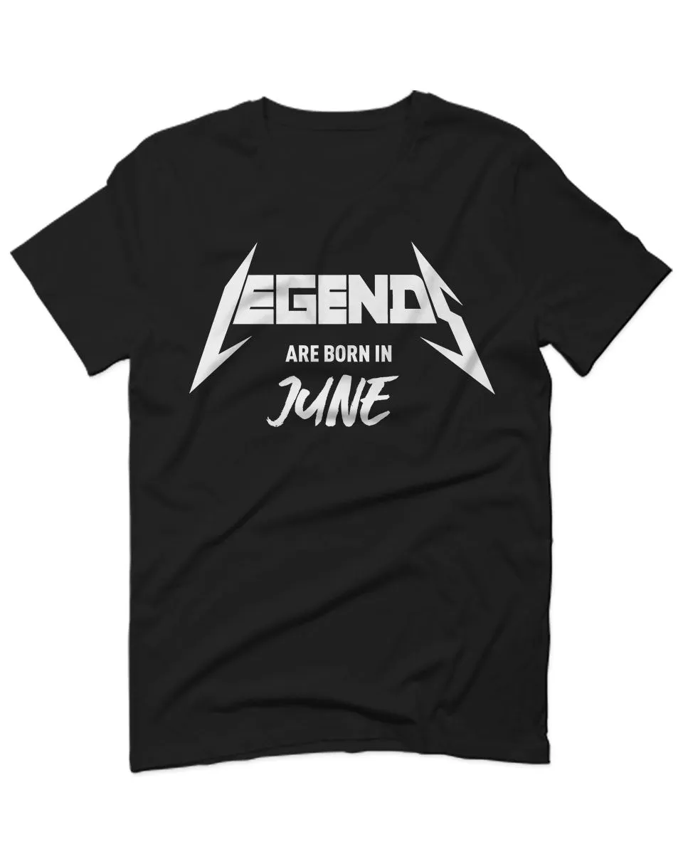 The Best Birthday Gift Legends are Born in June For men T Shirt