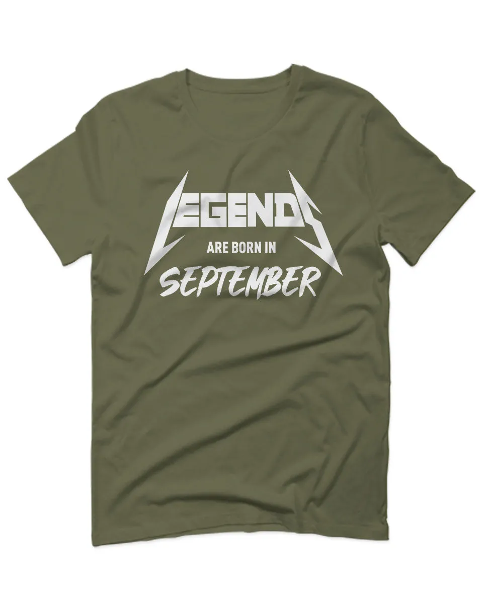 The Best Birthday Gift Legends are Born in September For men T Shirt