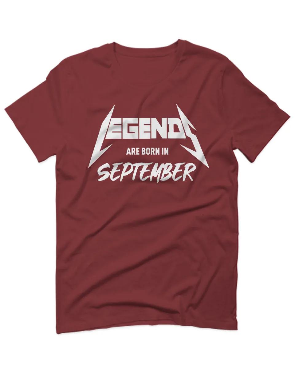 The Best Birthday Gift Legends are Born in September For men T Shirt