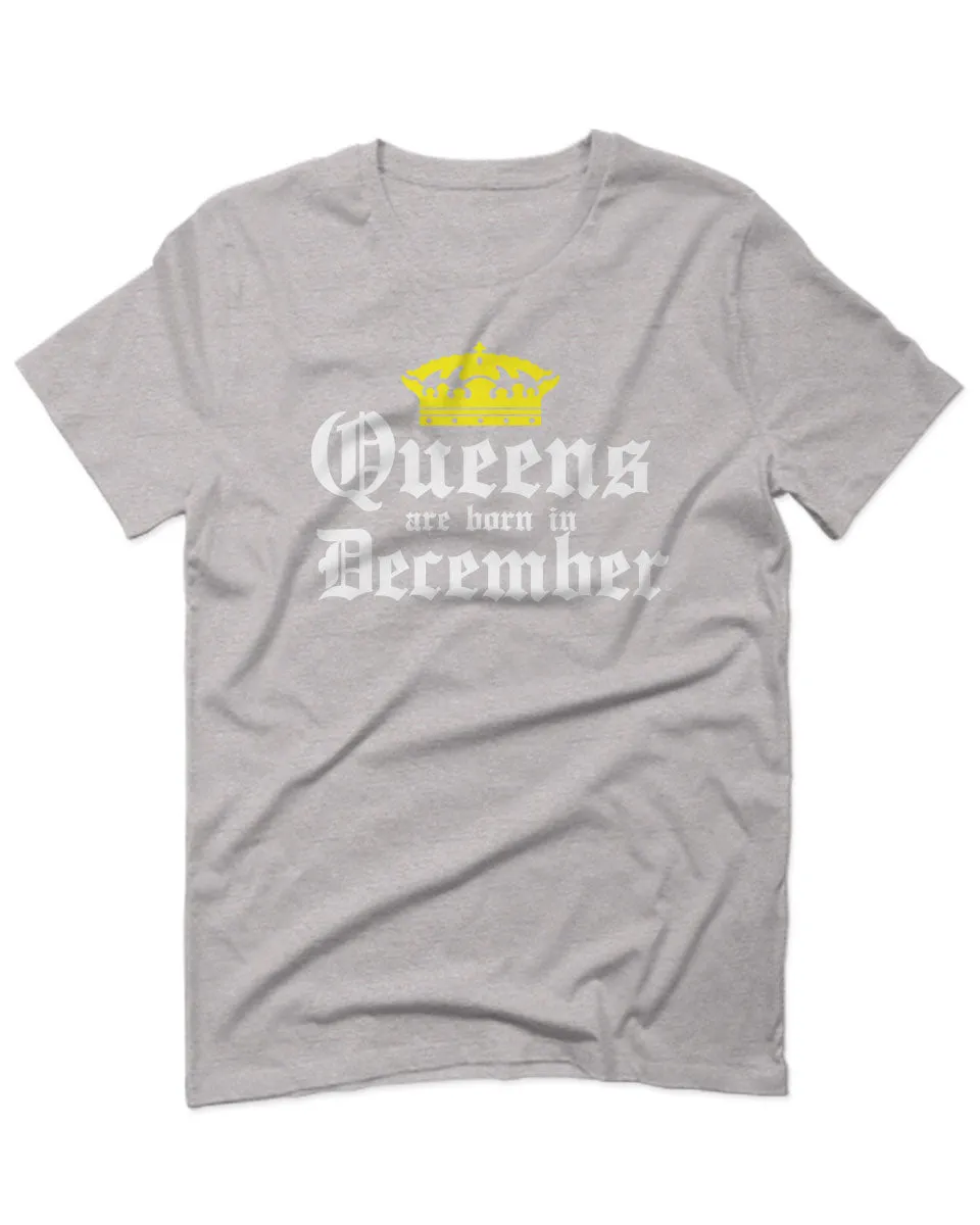 The Best Birthday Gift Queens are Born in December For men T Shirt