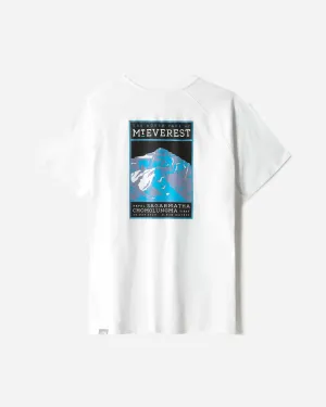 The North Faces Tee - White/Blue