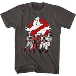 The Real Ghostbusters Gbusters and Logo Smoke T-Shirt