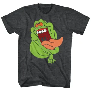 The Real Ghostbusters Slimer Black Heather T-Shirt