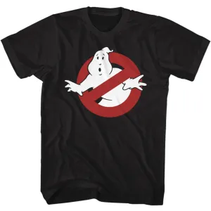 The Real Ghostbusters Symbol Black T-Shirt