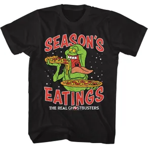The Real Ghostbusters The Real Ghostbusters Seasons Eatings Black T-Shirt
