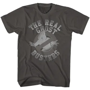 The Real Ghostbusters Tonal Ghost Symbol Smoke T-Shirt