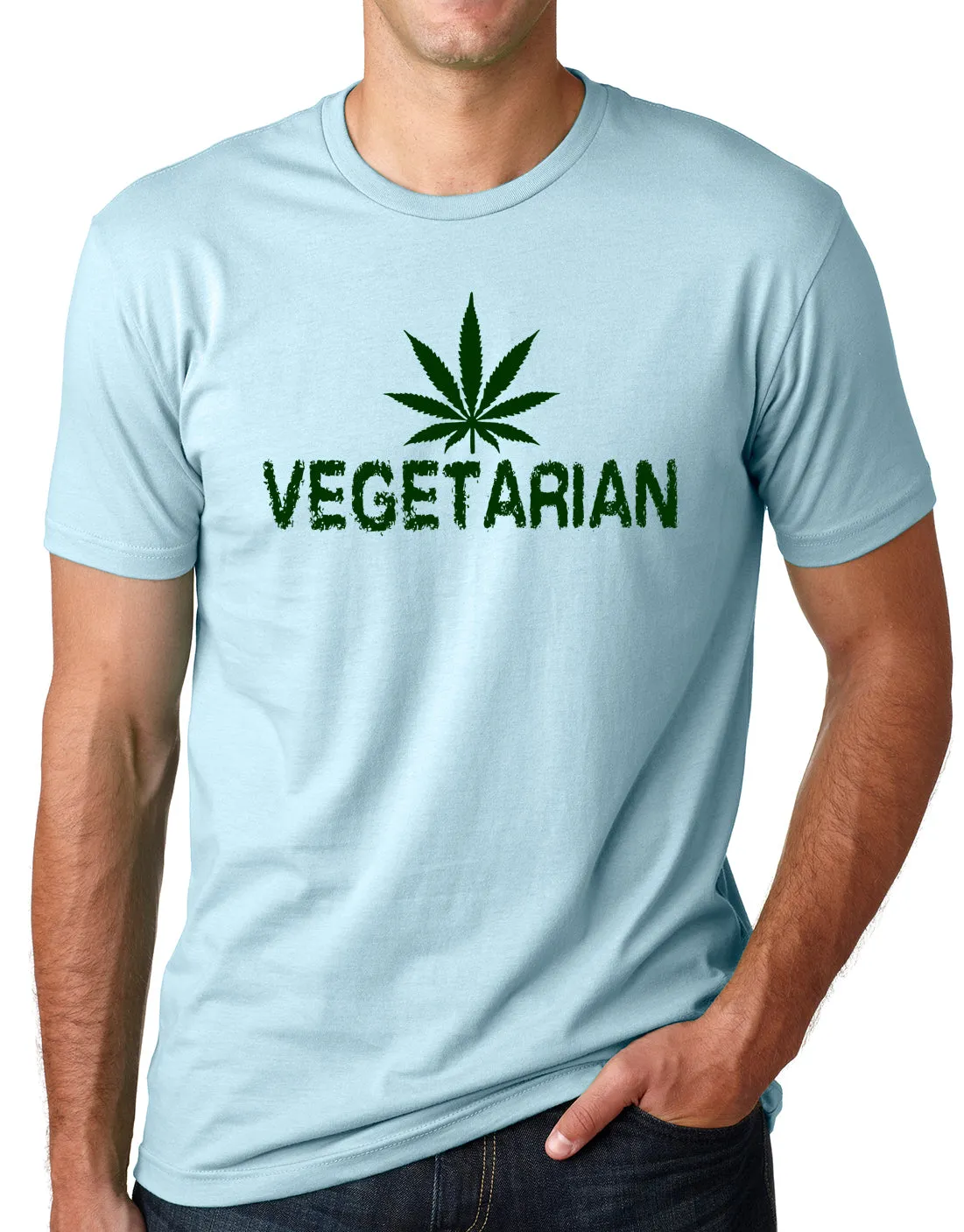 Think Out Loud Apparel Marijuana Vegetarian Funny Marihuana Shirt Cannabis Humor