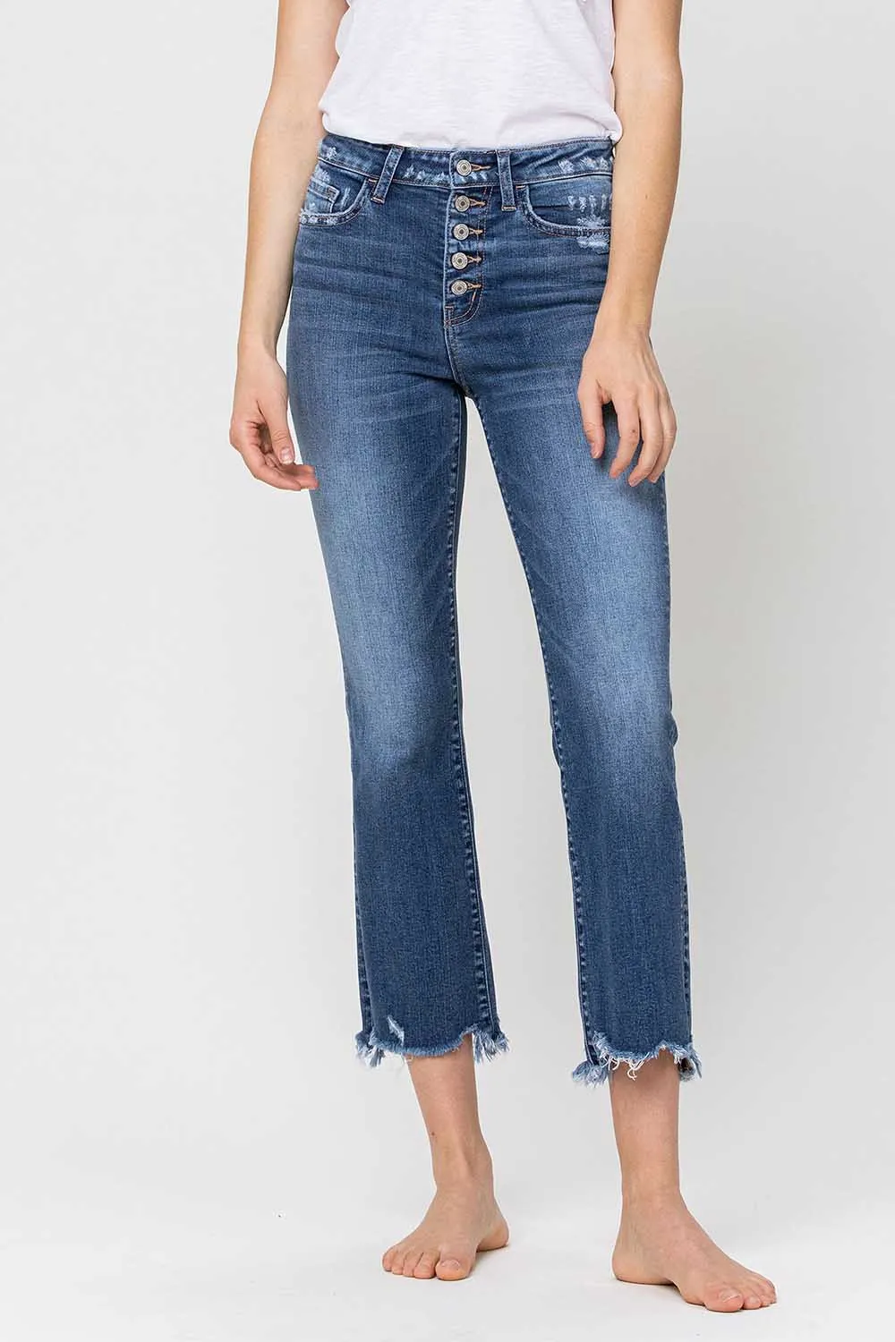 Timeless Cropped High Rise Jeans