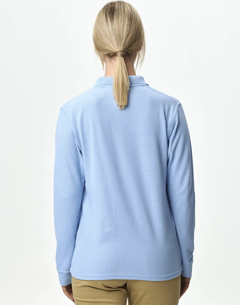 Traditional Poly/Cotton Pique LS Unisex Polo