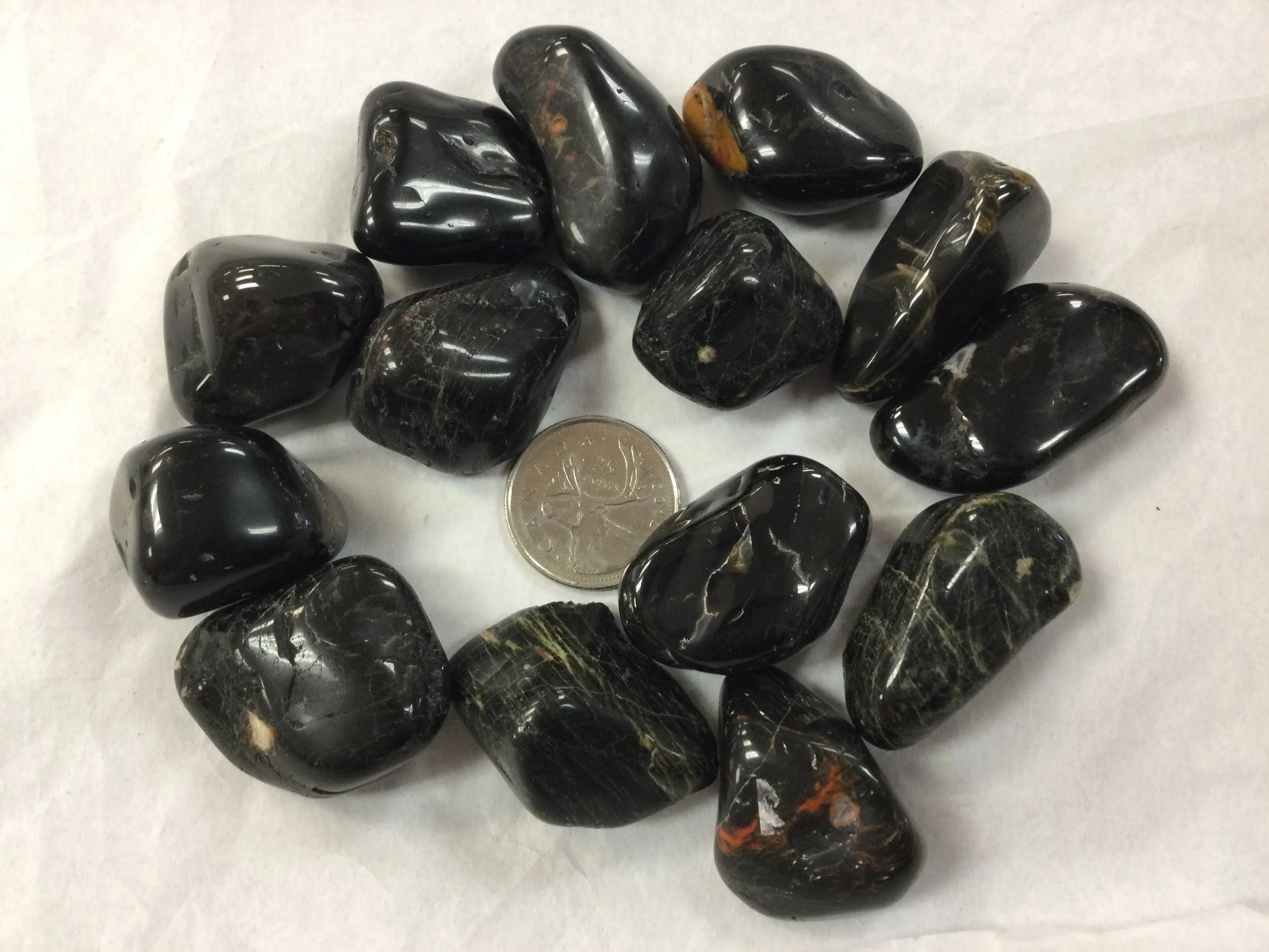 Tumbled Black Onyx