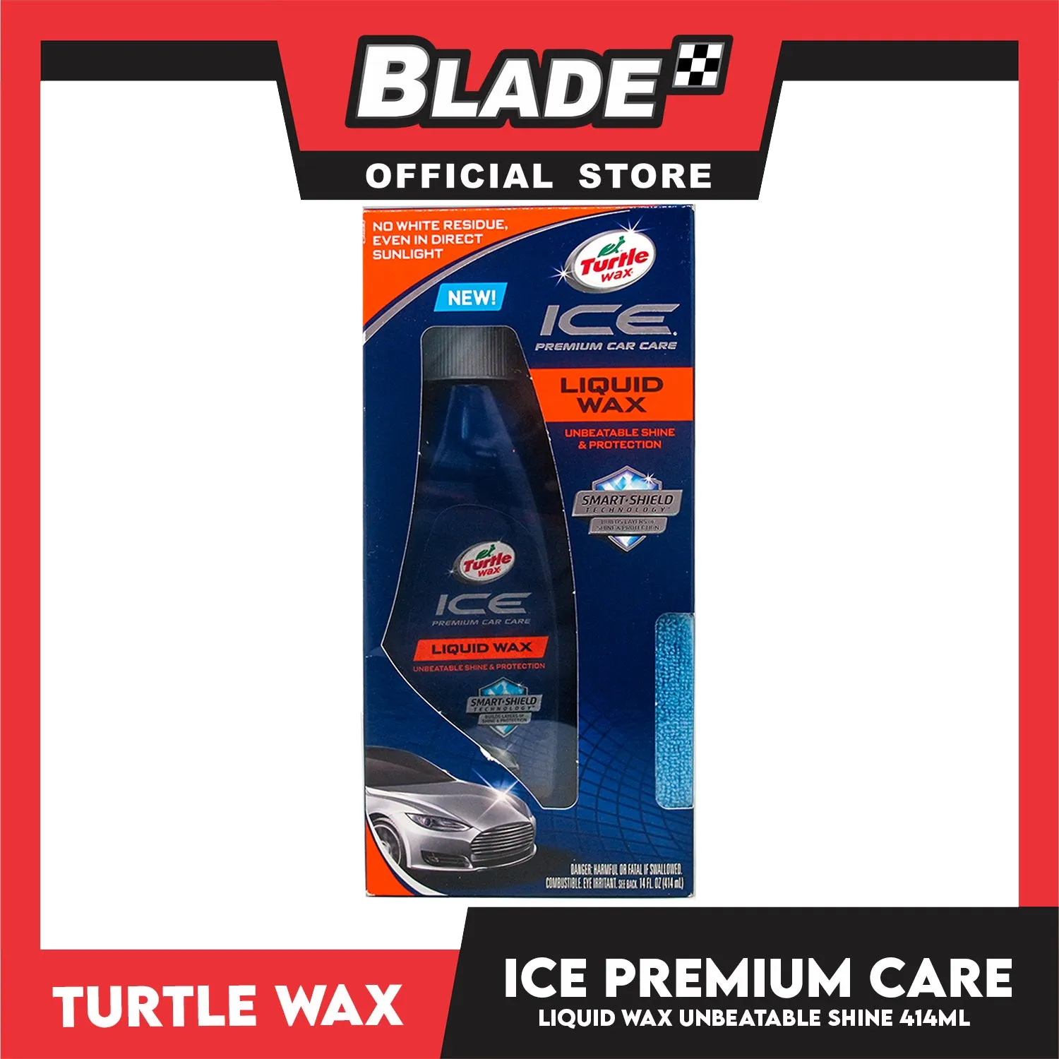 Turtle Wax Ice Premium Car Care Liquid Wax T-468 414ml