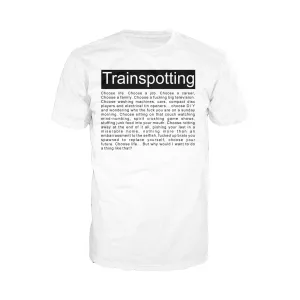 UA Just for Lolz Trainspotting Men's T-shirt (White)