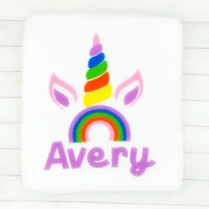 Unicorn Rainbow Name Shirt