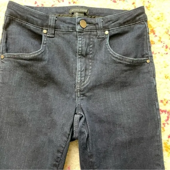 Universal Standard Seine High Rise Skinny Jeans 32 inch in Dark Indigo sz 00 L