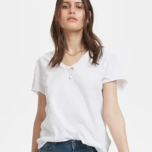 V Tee - White