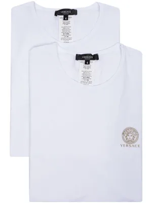 Versace T-shirts and Polos White