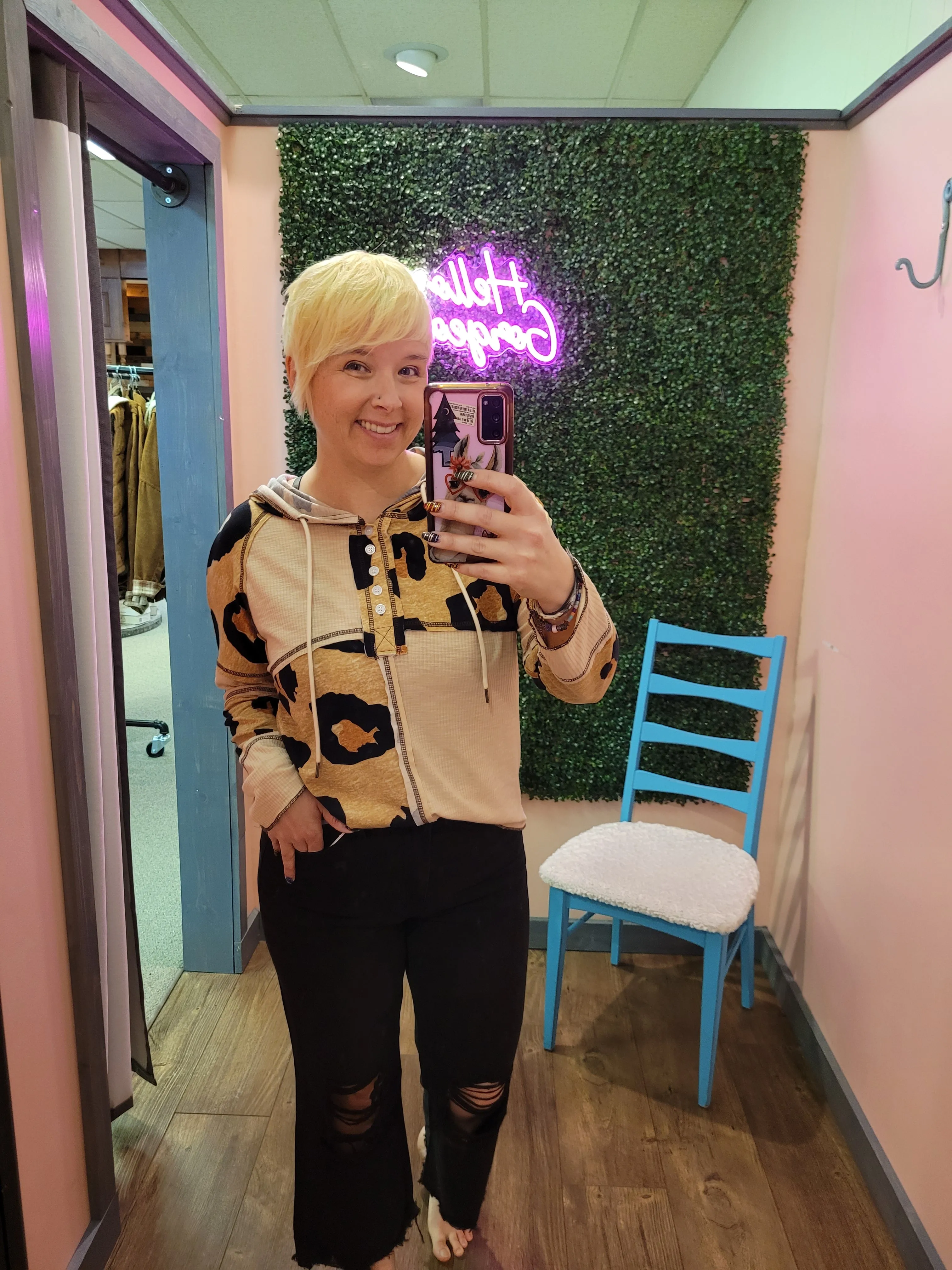 Vervet 90’s Vintage Crop in Black