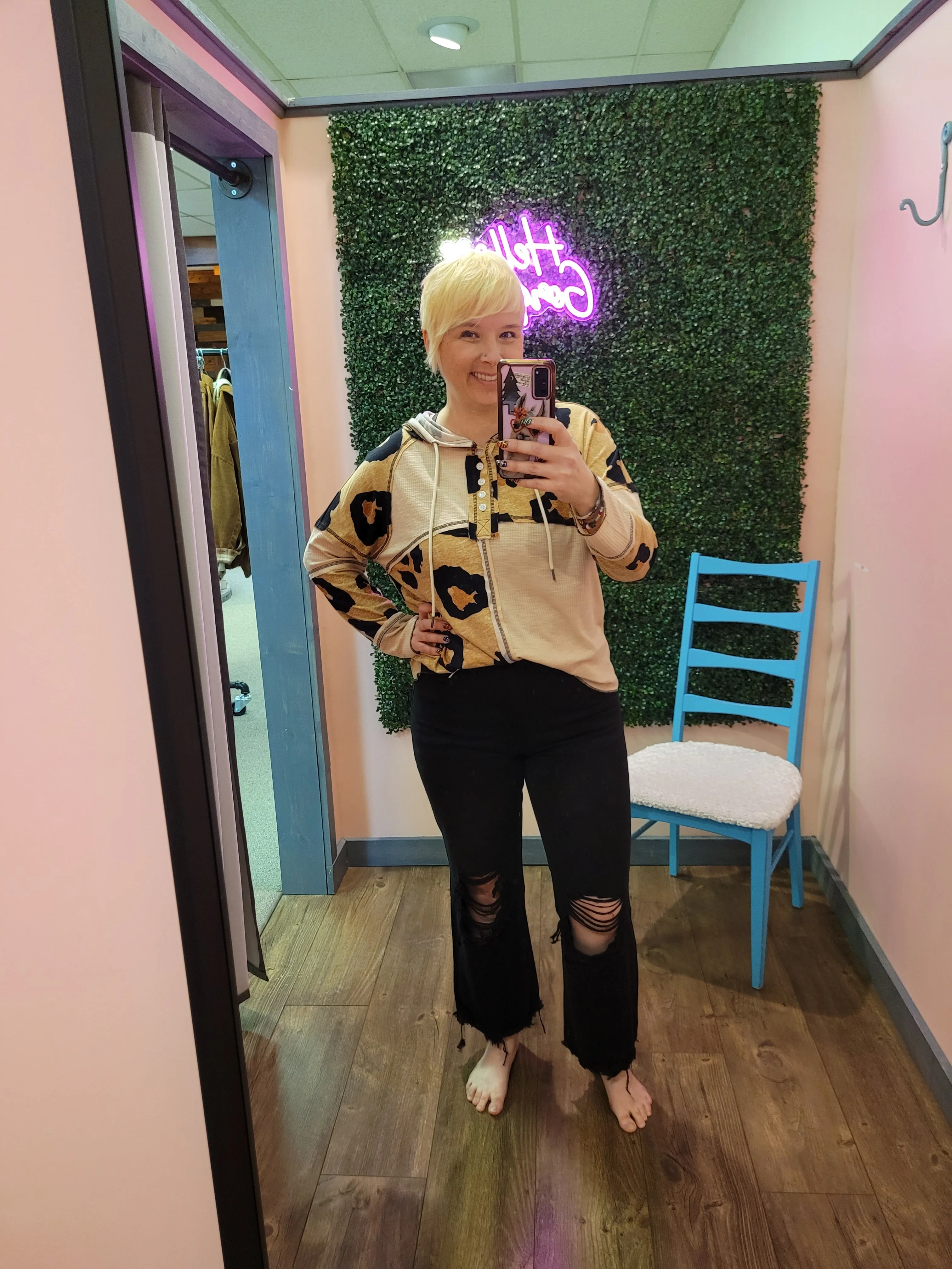Vervet 90’s Vintage Crop in Black