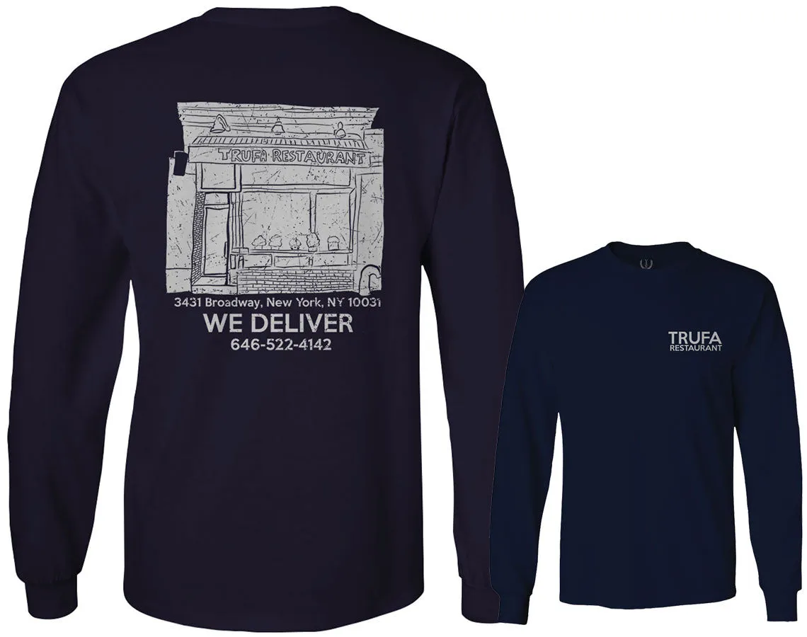 VICES AND VIRTUES TRUFA Restaurant mens Long sleeve t shirt