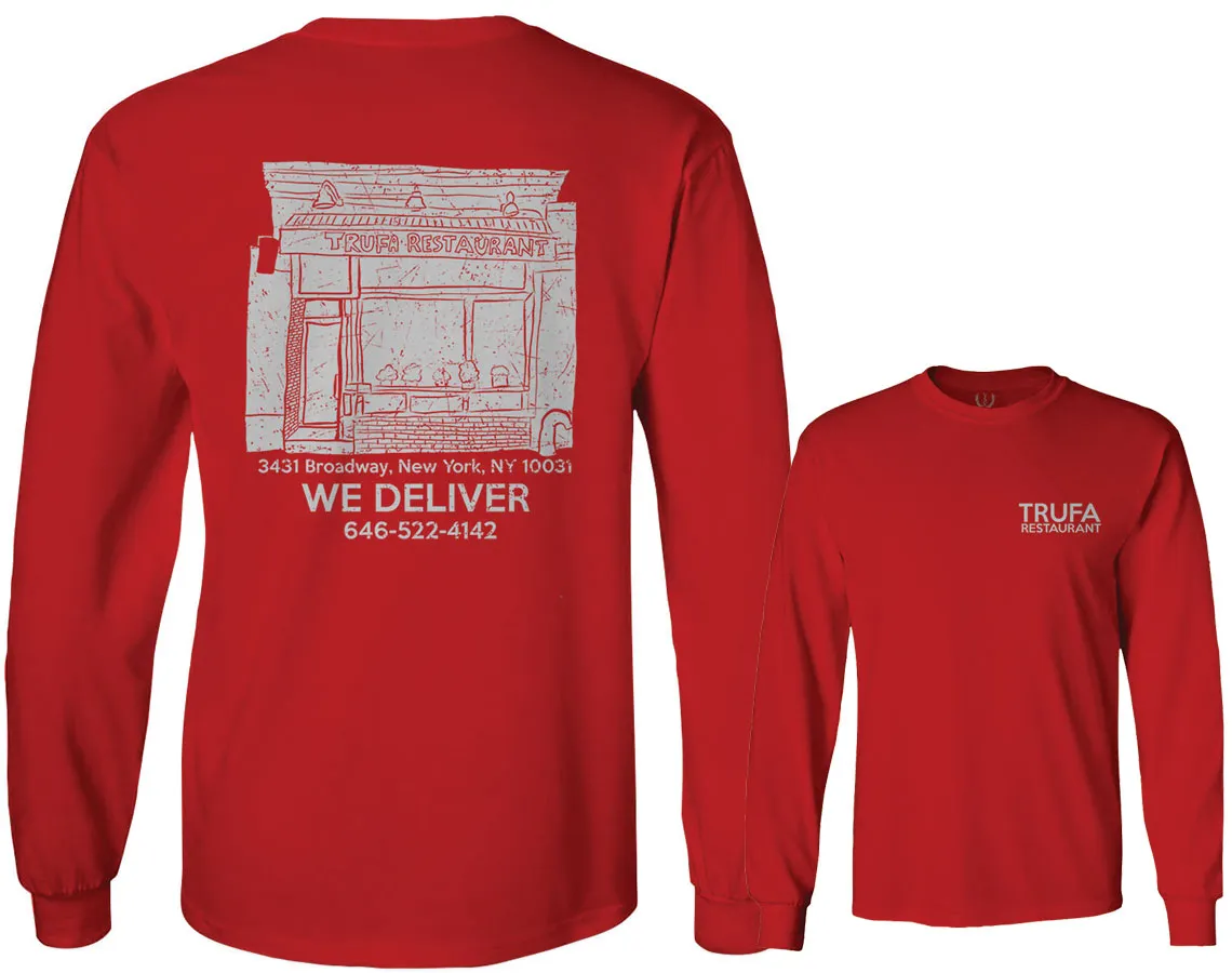 VICES AND VIRTUES TRUFA Restaurant mens Long sleeve t shirt
