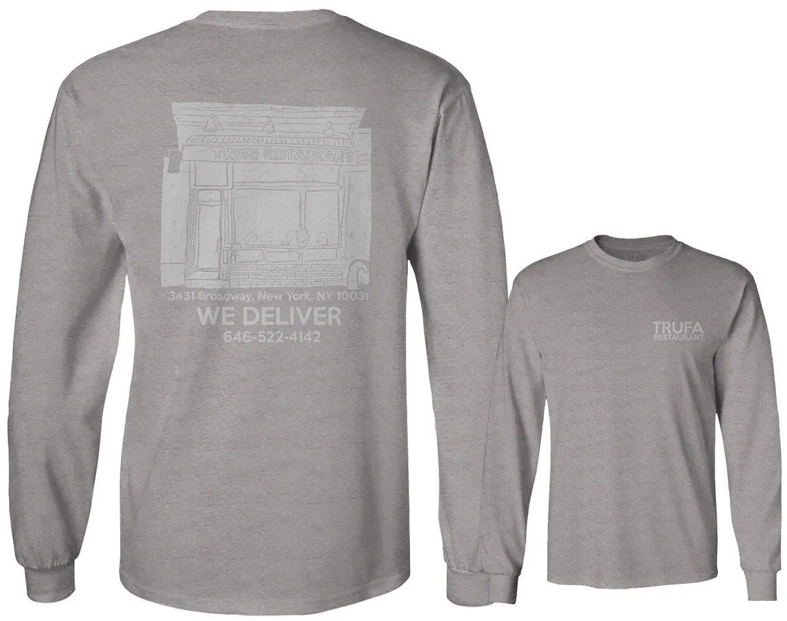 VICES AND VIRTUES TRUFA Restaurant mens Long sleeve t shirt
