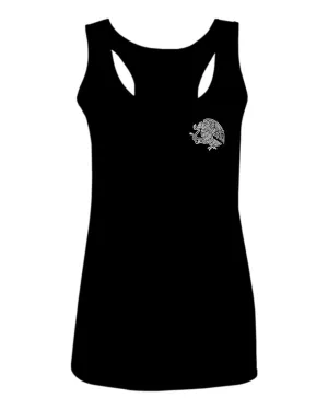VICES AND VIRTUESS Hecho En Mexico Mexican Flag Coat of Arms Escudo Mexicano  women's Tank Top sleeveless Racerback