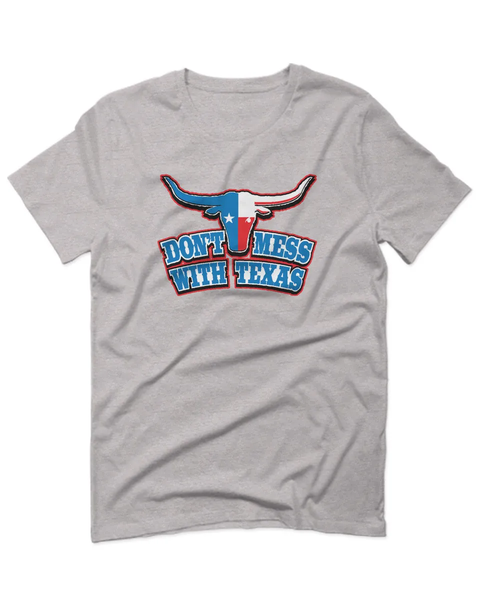 VICES AND VIRTUESS Texas State Flag Don't Mess with Texas Bull Lone Star For men T Shirt