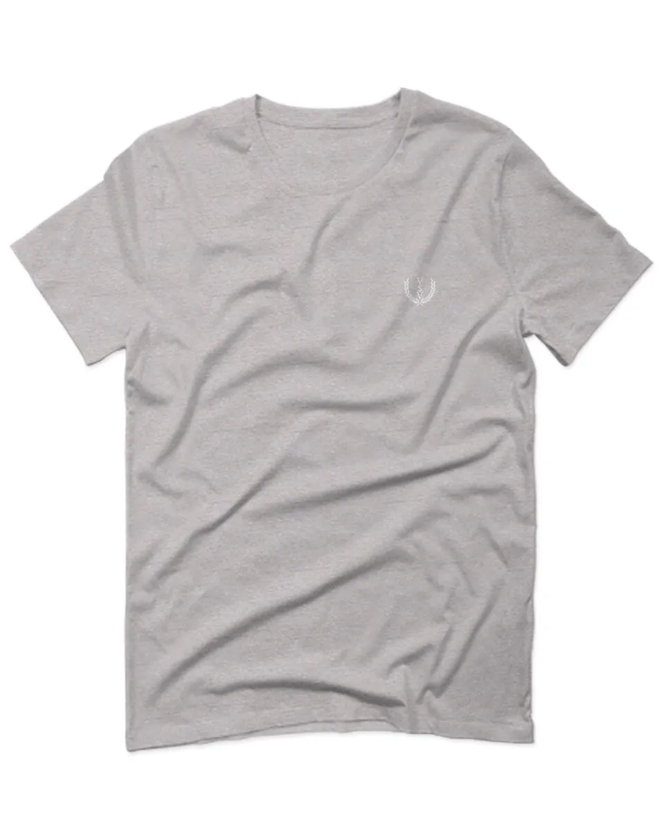 VICES AND VIRTUESS White Logo Seal Minimal Hipster Small For men T Shirt