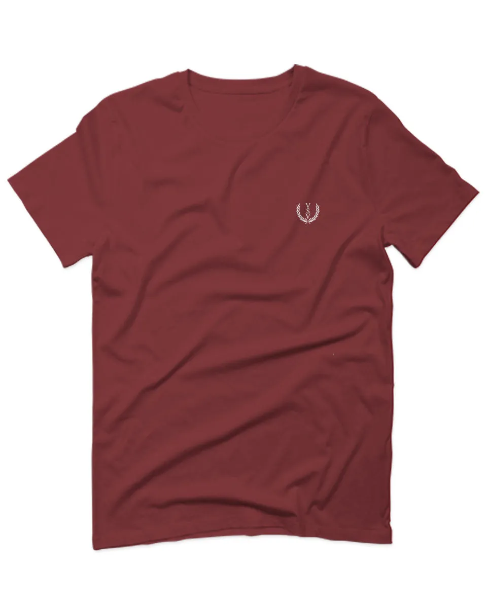 VICES AND VIRTUESS White Logo Seal Minimal Hipster Small For men T Shirt