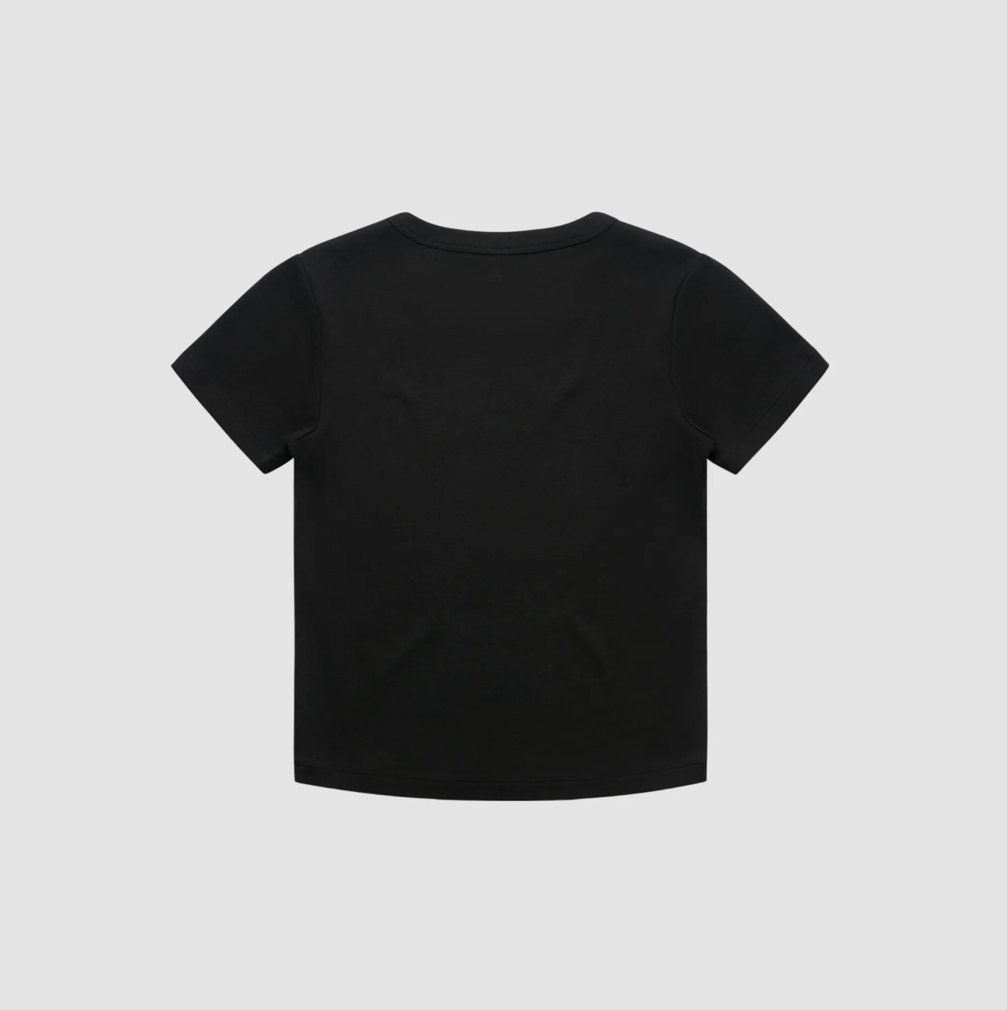 Vintage 80's Baby Tee  -  Black