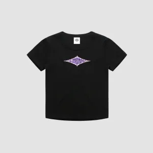 Vintage 80's Baby Tee  -  Black