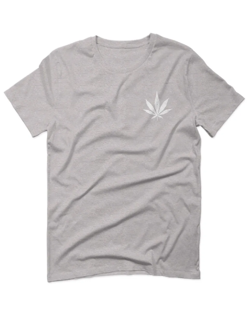 Vintage Weed Leaf Marihuana High Stoned Day Retro Cool For men T Shirt
