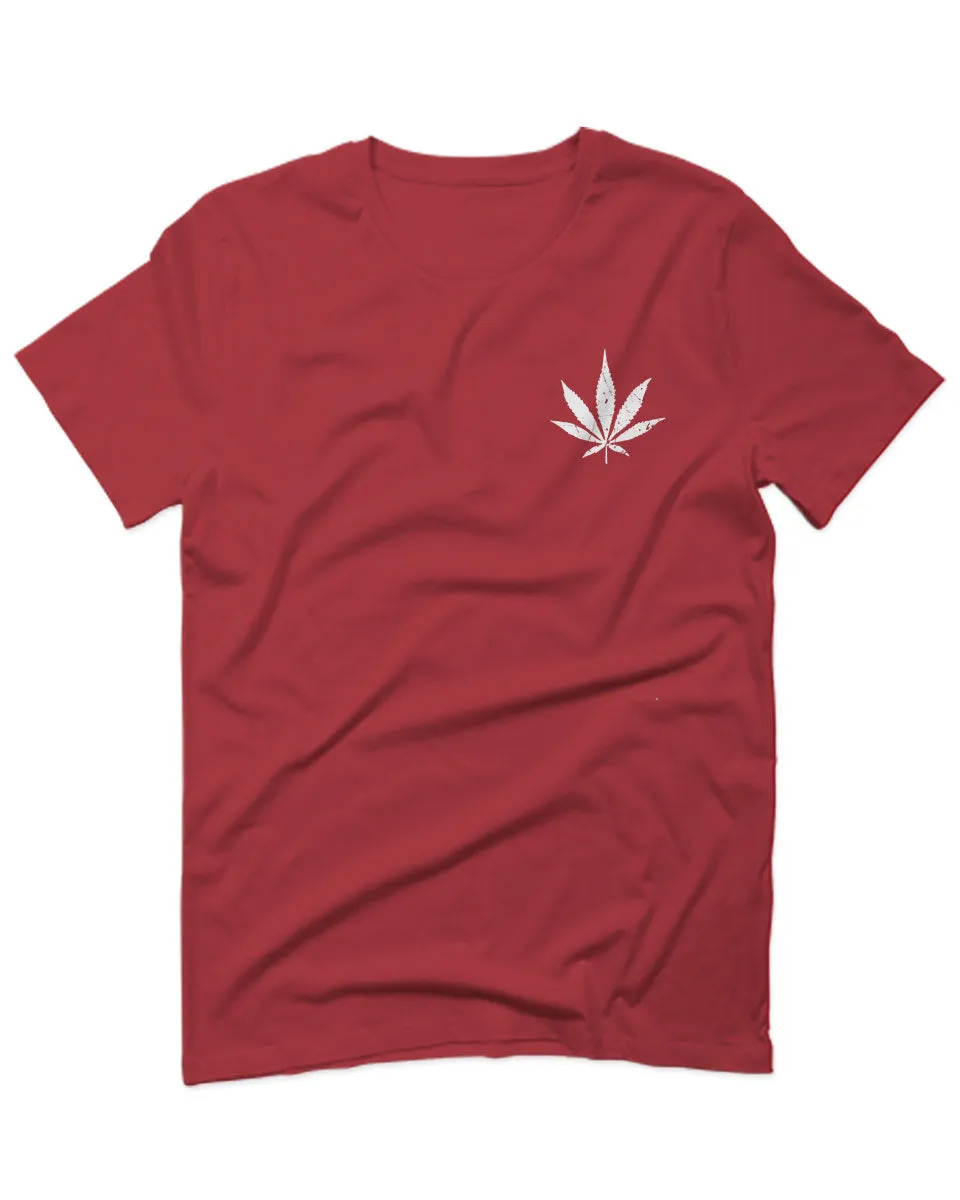 Vintage Weed Leaf Marihuana High Stoned Day Retro Cool For men T Shirt