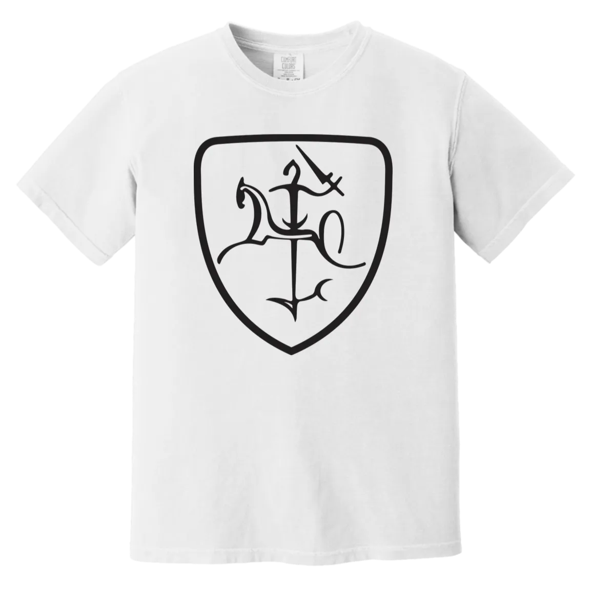 Vytis - Men/Women Unisex Soft-Washed Comfort Cotton Short Sleeve T-Shirt