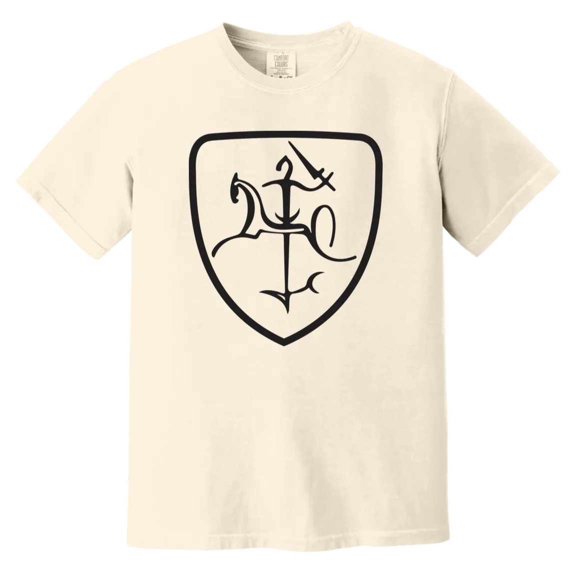 Vytis - Men/Women Unisex Soft-Washed Comfort Cotton Short Sleeve T-Shirt