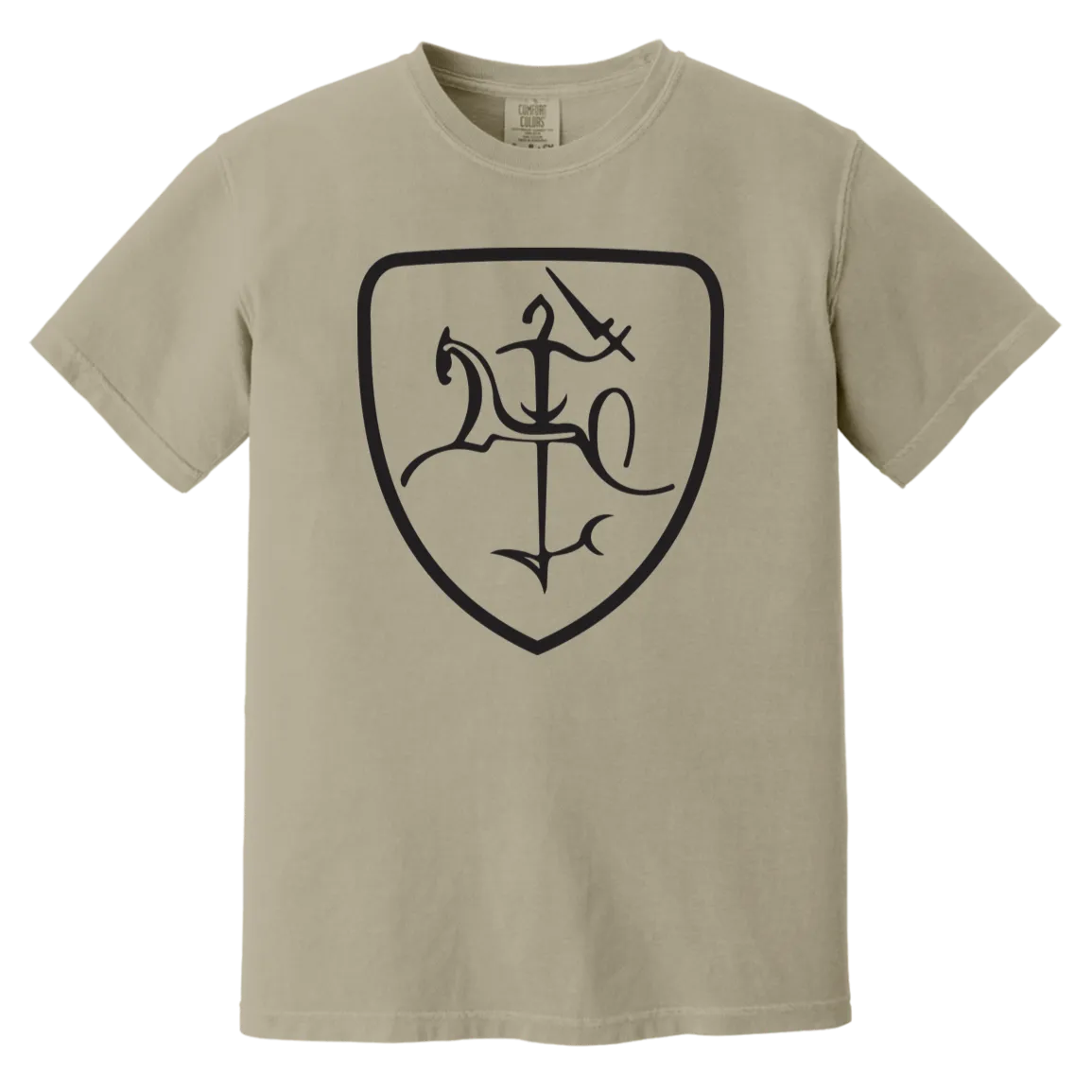 Vytis - Men/Women Unisex Soft-Washed Comfort Cotton Short Sleeve T-Shirt