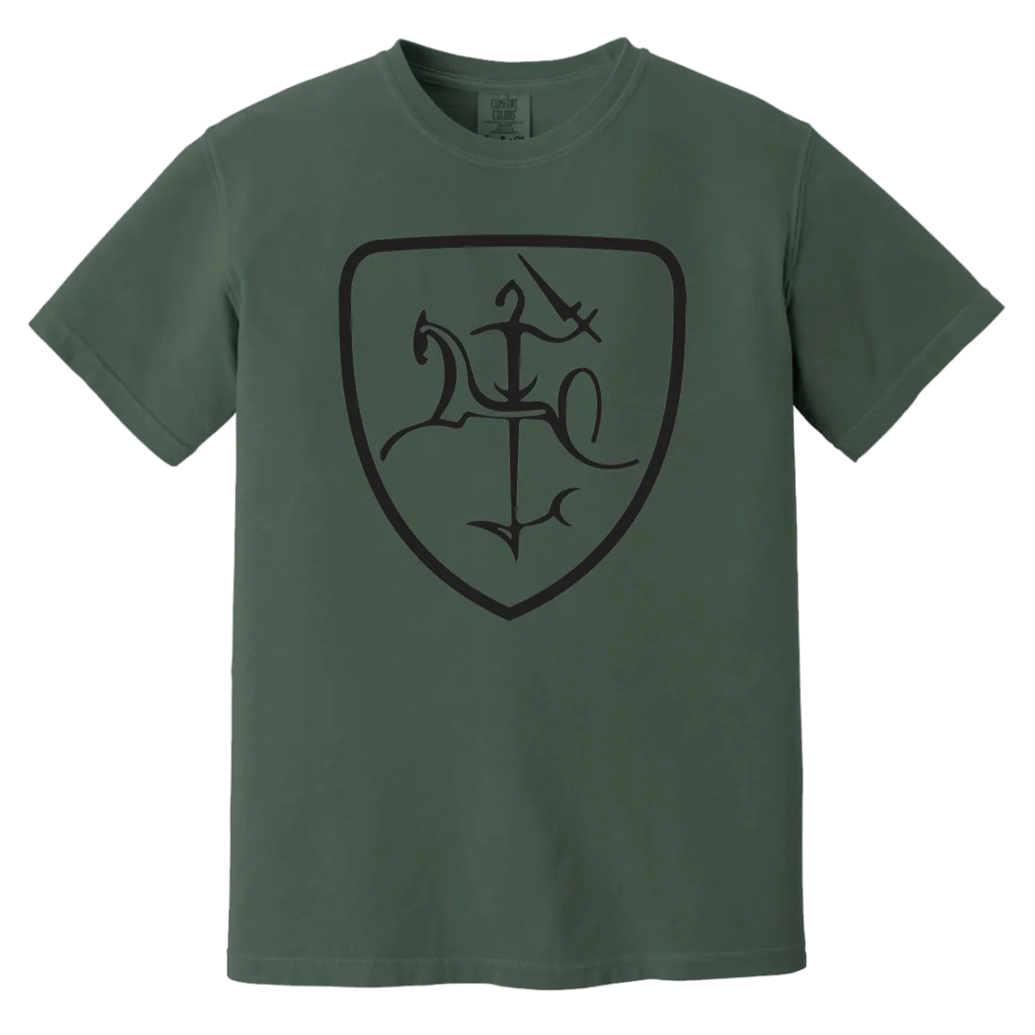 Vytis - Men/Women Unisex Soft-Washed Comfort Cotton Short Sleeve T-Shirt