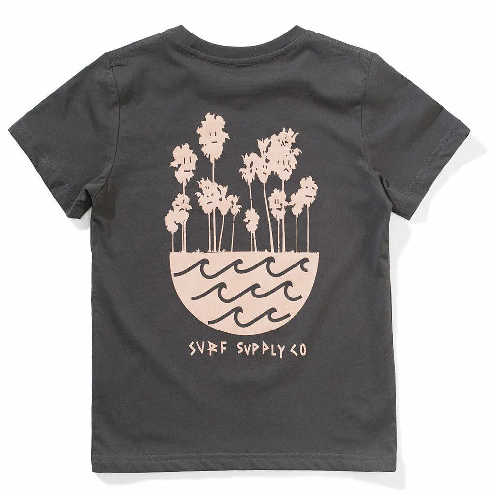 Wavebowl Ss Tee - Soft Black