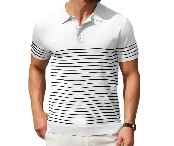 Weber – Luxurious Knitted Polo for Men
