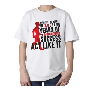 Weird Science Evolutionary Success Official Kid's T-shirt (White)