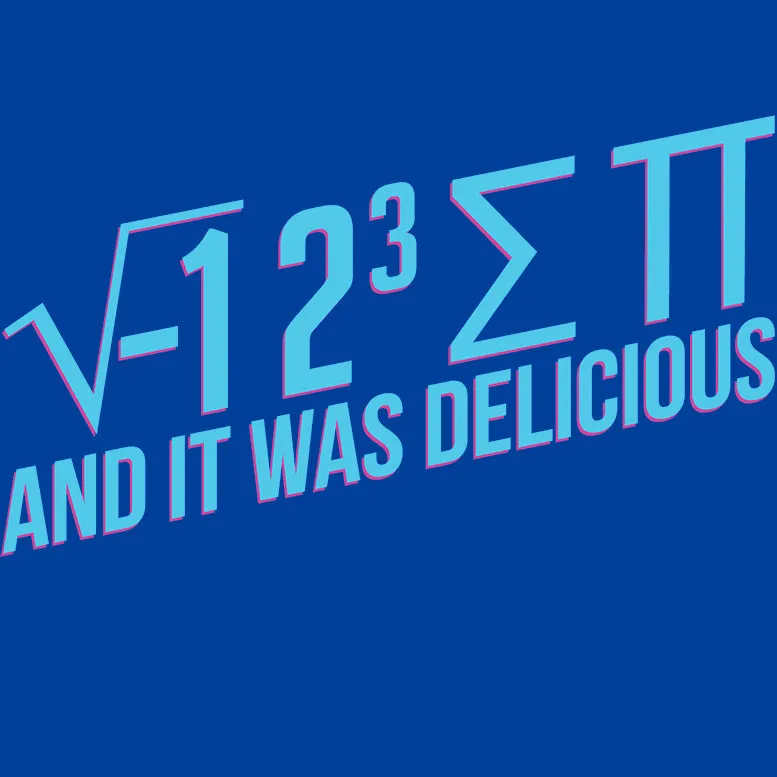 Weird Science I 8 Sum Pi Official Men's T-shirt (Royal Blue)