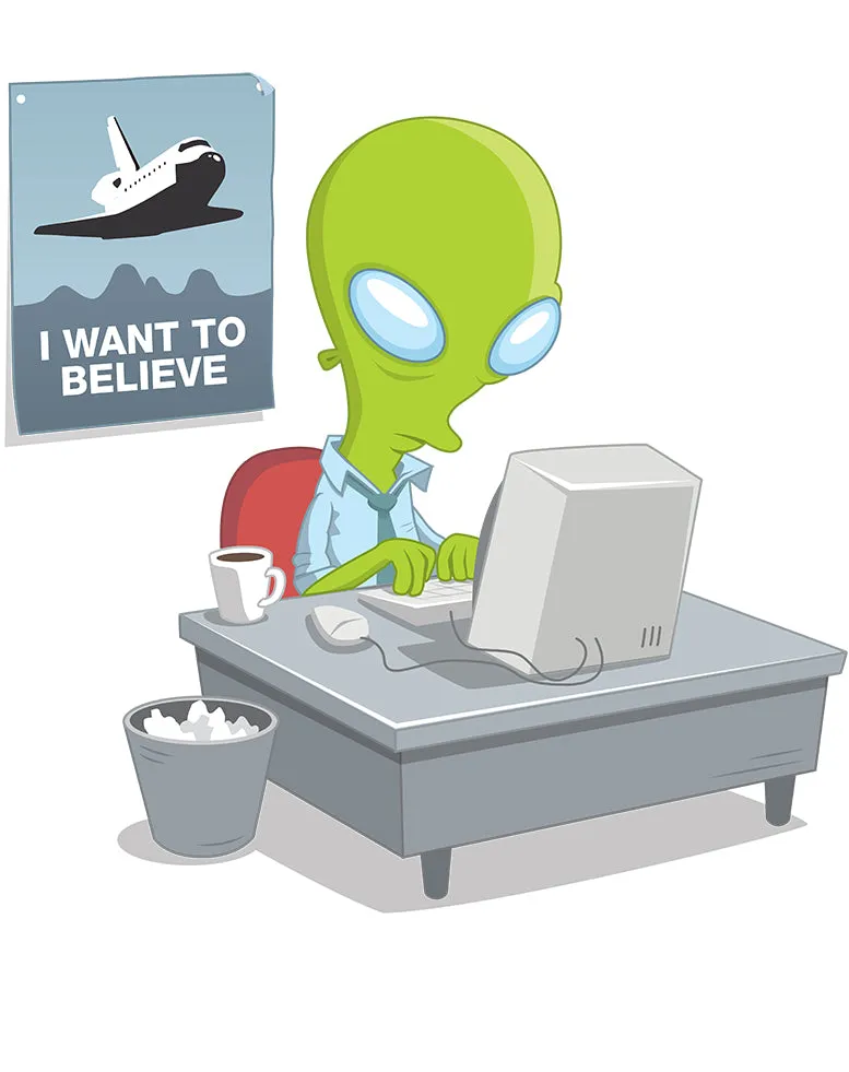 Weird Science I Want To Believe Official Women's T-shirt (White)