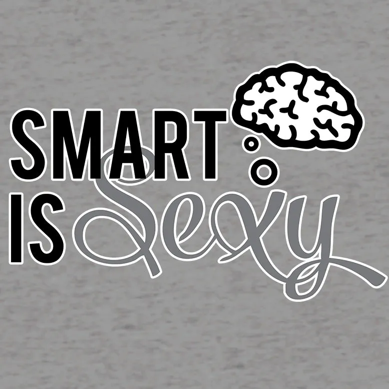 Weird Science Smart Is Sexy Official Men's T-shirt (Heather Grey)