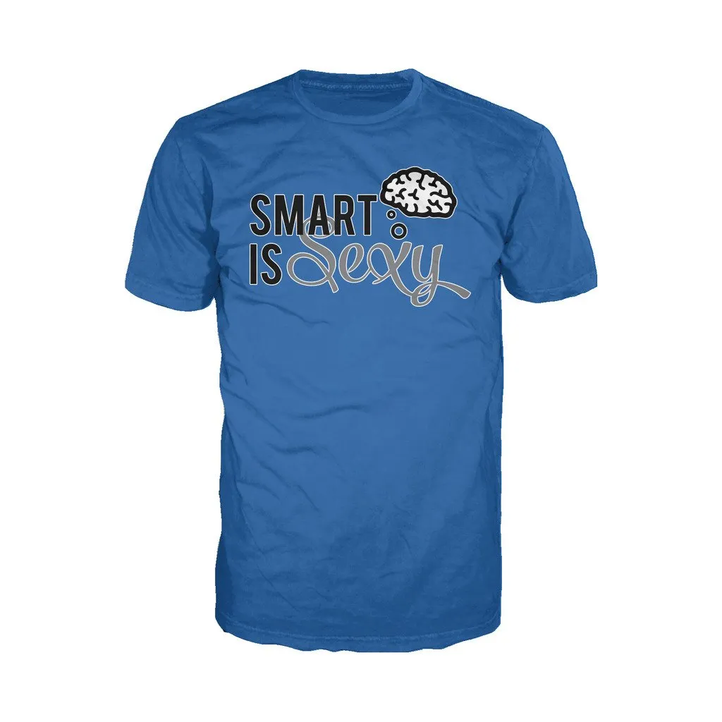 Weird Science Smart Is Sexy Official Men's T-shirt (Royal Blue)