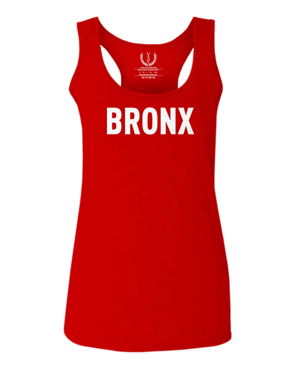 White Fonts New York Bronx NYC America Hipster Street  women's Tank Top sleeveless Racerback